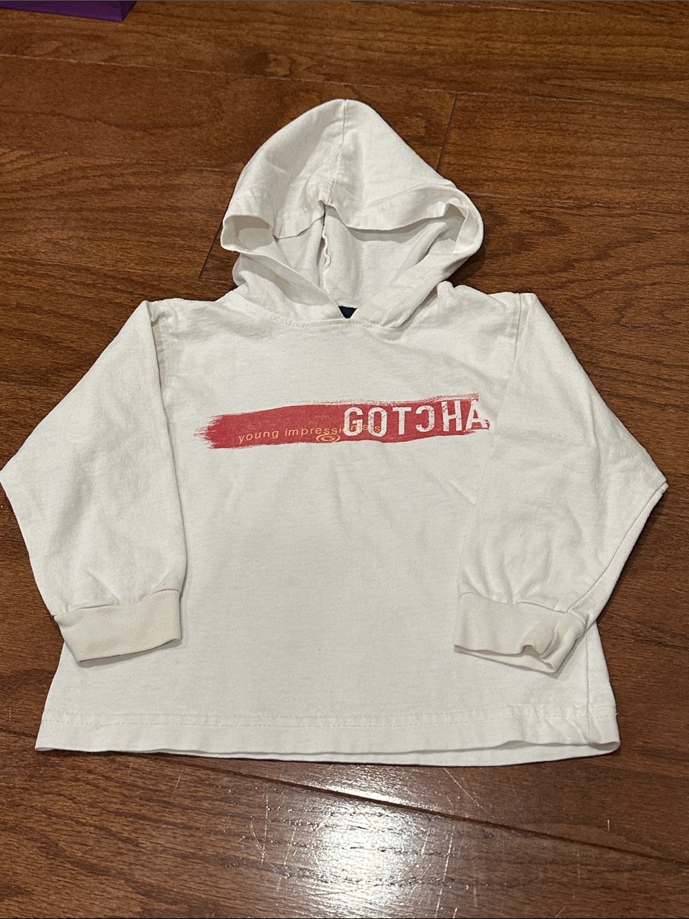 Gotcha vintage kids White Hoodie size 4/5